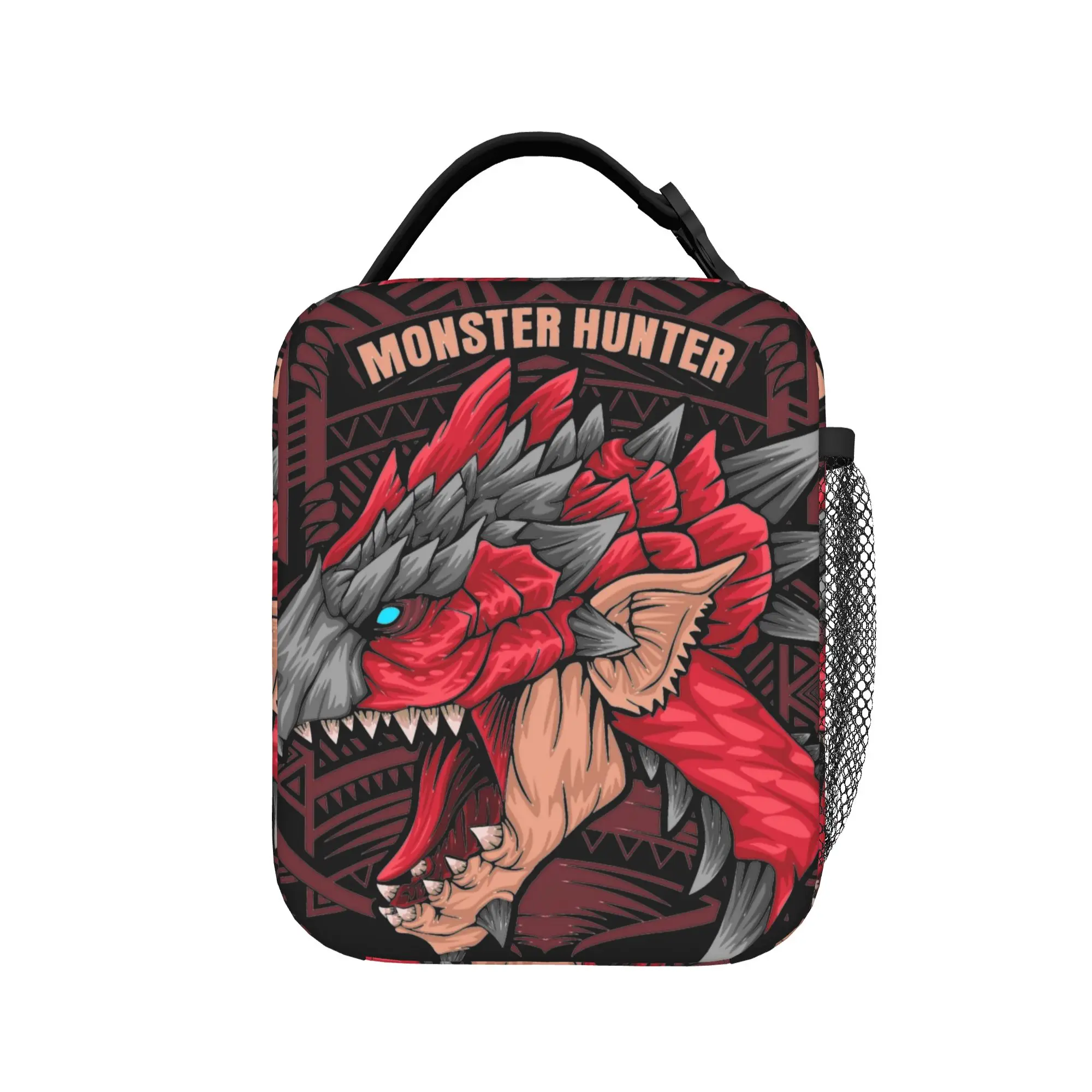 

Термосумки для обедов с изображением монстра Раталоса из игры Monster Hunter World: контейнеры для еды, термосумки-тоуты, ланч-боксы для школы, сумки для хранения продуктов