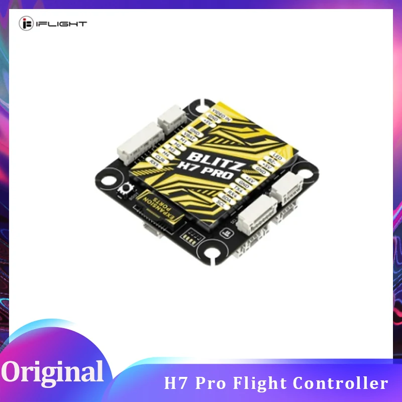 

iFlight BLITZ H7 Pro Flight Controller 35x35mm ICM42688 Input Voltage14.8V-50.4V support Smartaudio/IRC Tramp VTX For FPV Drone