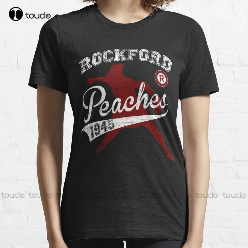 Rockford Peaches  Classic T-Shirt work shirts Custom aldult Teen unisex digital printing xs-5xl All seasons cotton Tee shirt