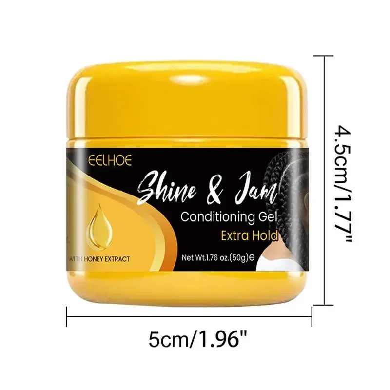 Gel para el cabello para mujer, crema de cera trenzada de larga duración, pomada de sujeción fuerte, Antifrizz, 2023, 50g