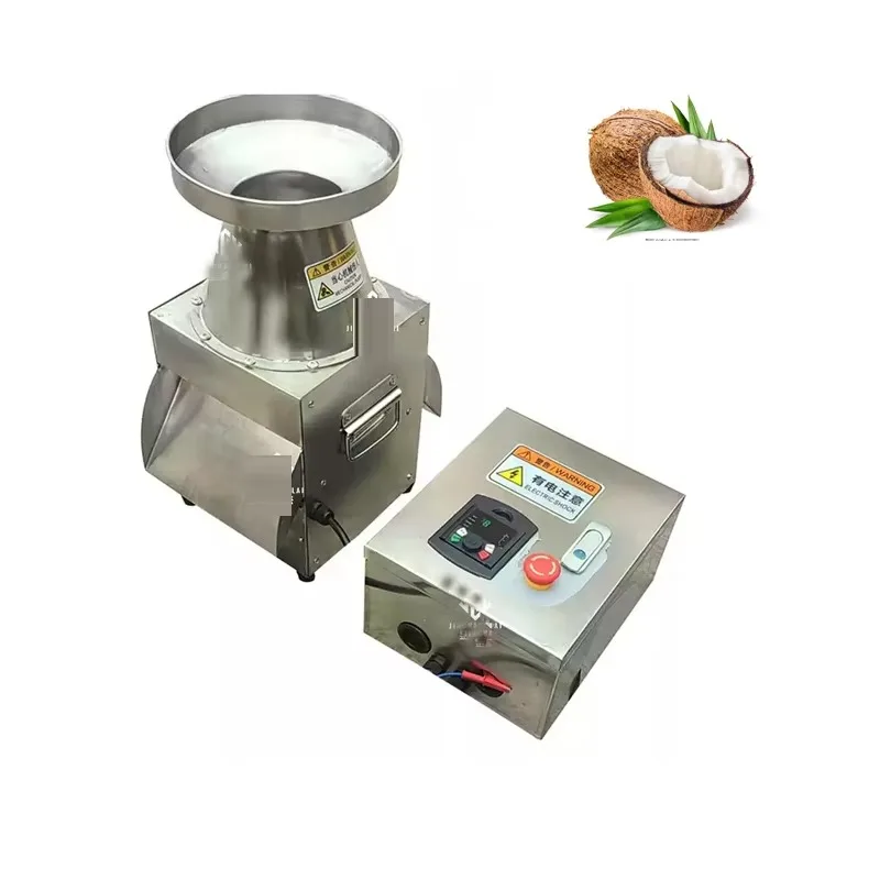 

【Best-selling】2025 Best Large Capacity Commercial Spice Coconut Grinder Electric 30-50kg/h Popular Oily Materials Shredder Scrap