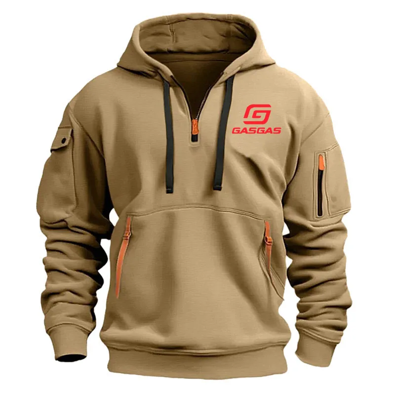 

2025 high-quality cotton men's hoodie, hip-hop street loose plus-size hoodie, motorcycle gasgas printed men's sportswear top