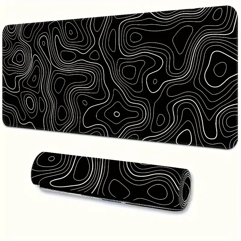 1pc grandes mouse pads para mesa, mouse pad para jogos, mouse pad com bordas costuradas e base de borracha antiderrapante, mouse pad estendido