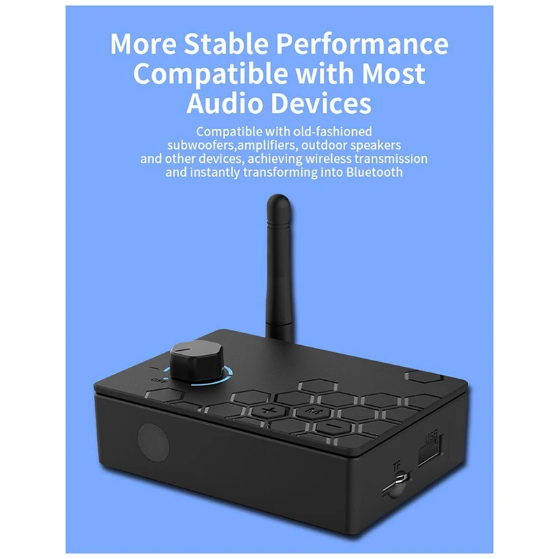อะแดปเตอร์แปลงการควบคุมระยะไกลแบบดิจิทัลเป็นแอนะล็อกตัวรับสัญญาณบลูทูธ5.4ไฮไฟ