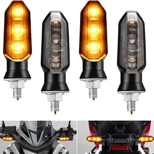 8 mm Mini Motorrad -LED -LED -Signallichter drehen blinkende Lichtblitzlampen -Signal -Signal -12 -V -Motorrad -Anzeigelampenzubehör zurück 10 Hauptverkäufe blinkt sequentielles Moto - №4