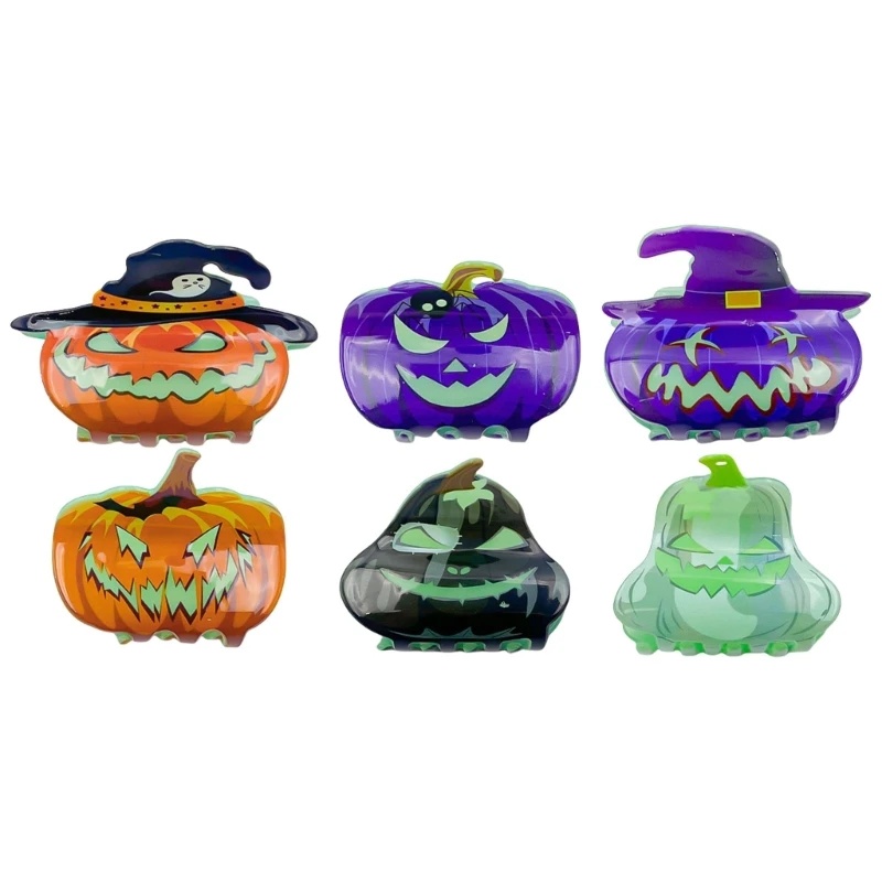 Unique Pumpkin Shaped Large Hair Claw Clip Hair Jaw Clip Pumpkin Hair Catch Barrettes Hair Adornment Hair Ornaments