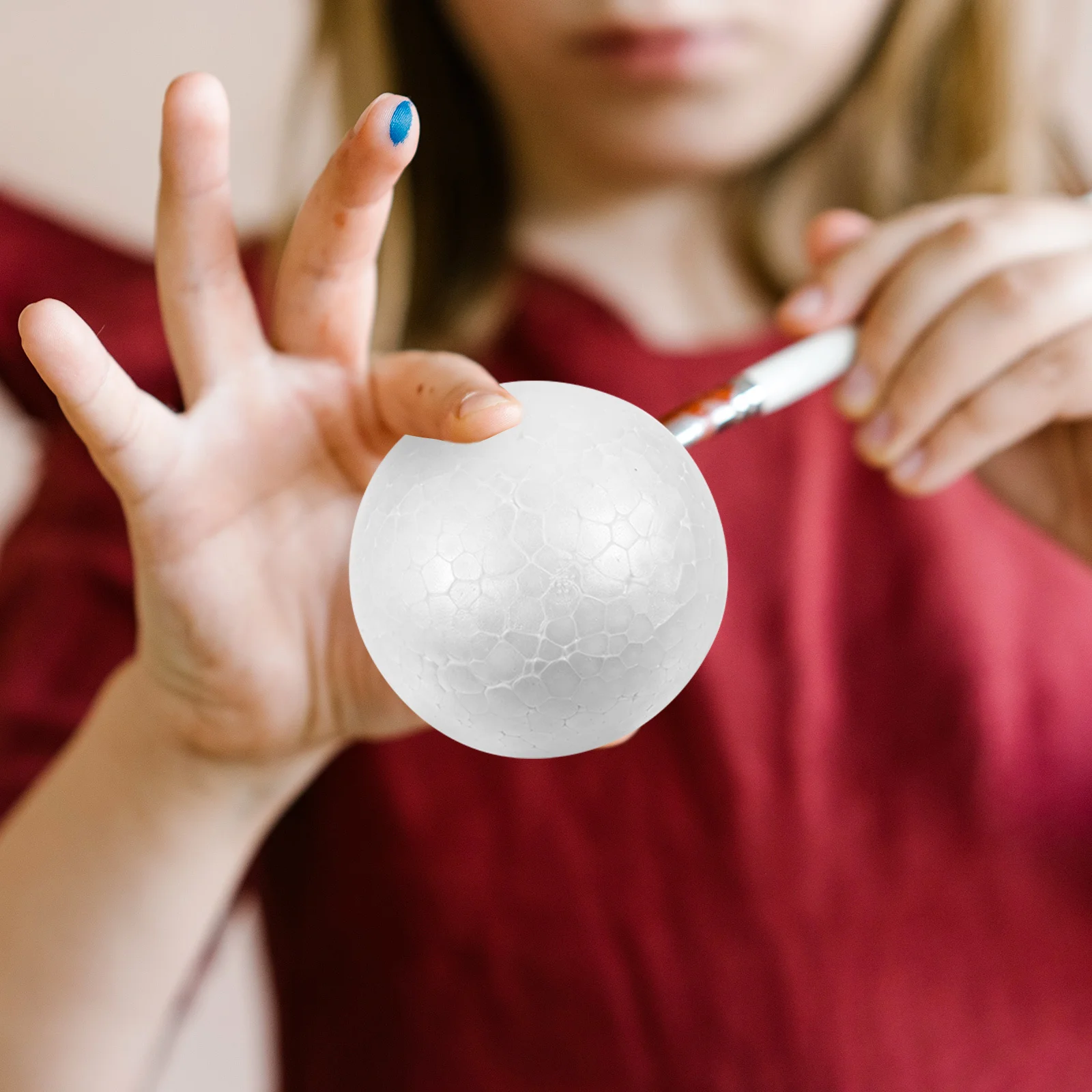 

25Pcs 7cm Foam Balls DIY Craft Material for Children Church Preschool Kindergarten Home Activities Christmas New Year