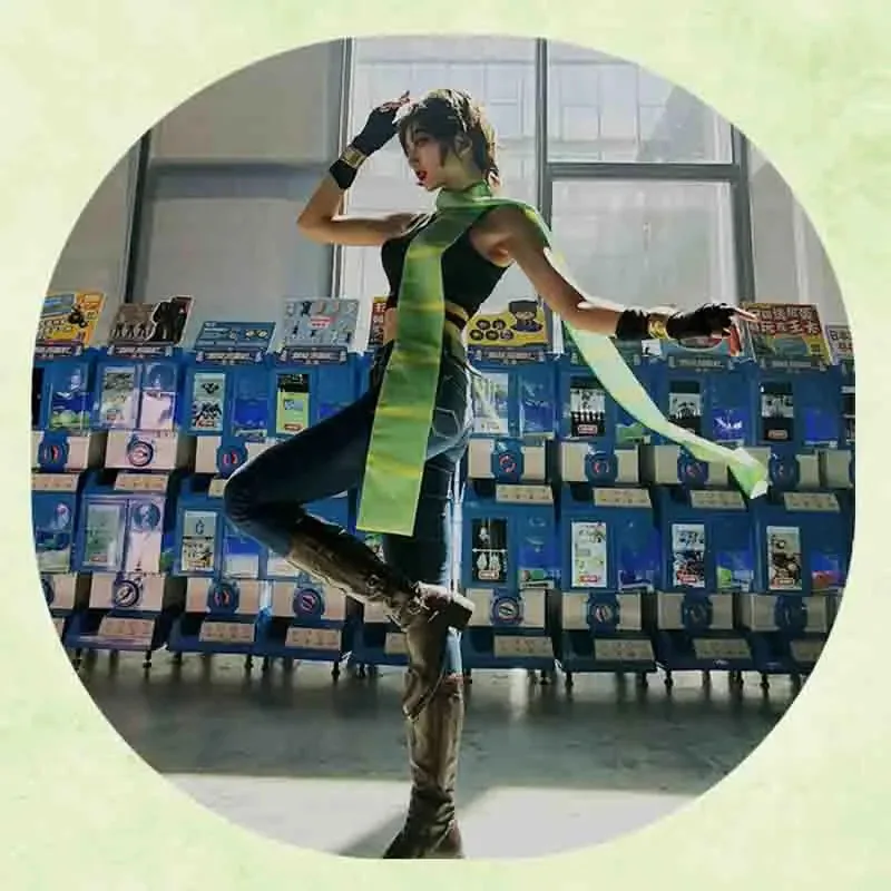 أزياء أنيمي الجديدة لعام 2025 للمغامرة الغريبة جوزيف جوستار أزياء جوجو قفازات ووشاح بدلة الهالوين للبالغين ☆ ★ ee ☆ ★