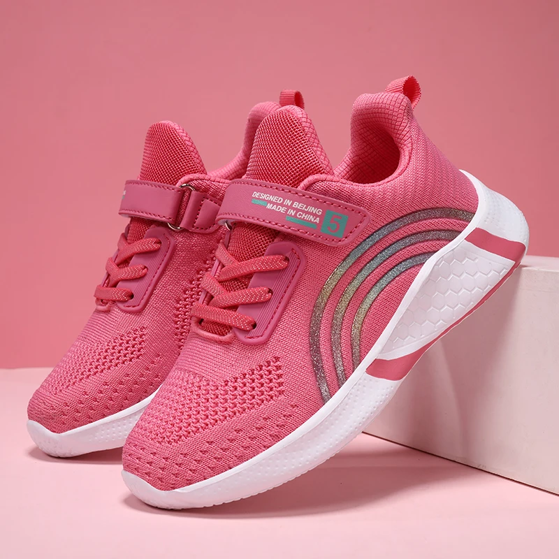 

Hot Sale Red Trainers Shoes for Girls Kids Designer Sneakers Platform Sports Shoes Boys Girl Children's Running Sneakers Walking
