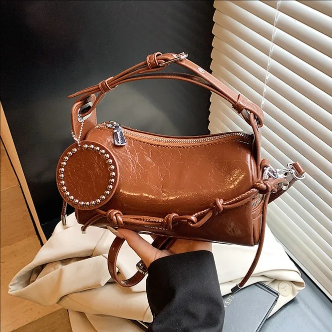 

Korean Soft Tote Bag for Women 2025 Summer New Pillow Style Fashion Simple Shoulder Bag Commute Quality Crossbody Bag Designer
