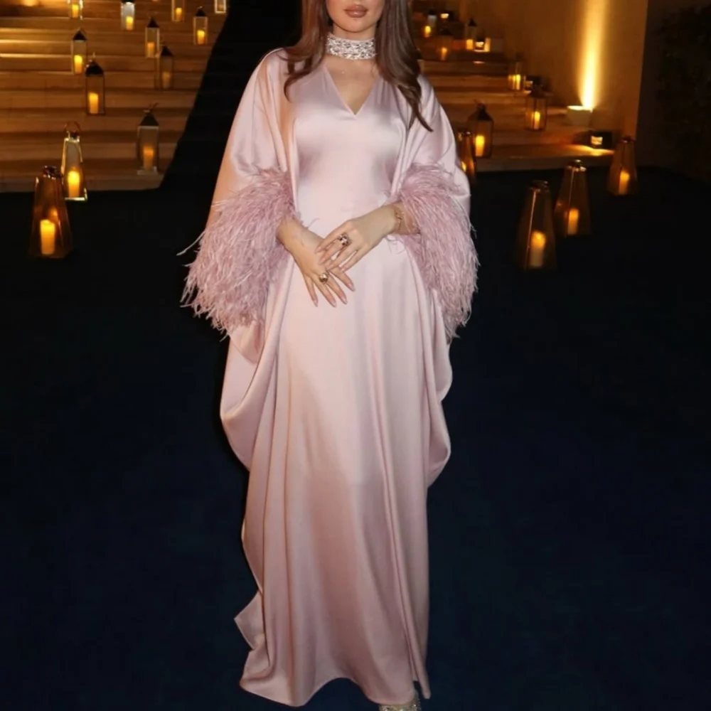 

Customized Classic High Collar Evening Dress Glitter Pleat High Quality A-line Long Dresses Prom Elegant Party Wedding Formal