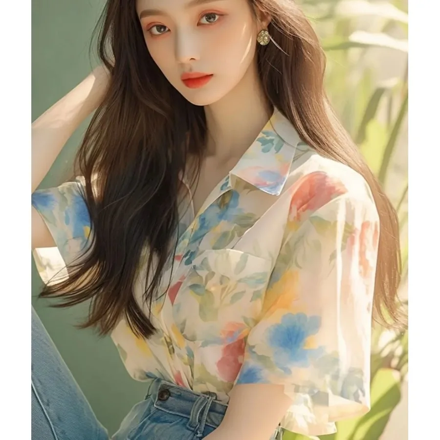 ชุดเดรสผู้หญิงลายดอกไม้ Chic een ทรงเข้ารูป ปกปิดหุ่น แฟชั่นฤดูร้อน ผ้าวิสโคสคุณภาพพรีเมียม ความยาวปกติ