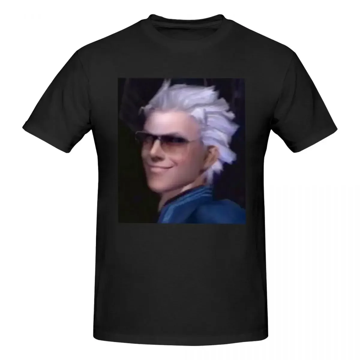 Vergil From The Devil May Cry Series 100% Cotton T-shirt Male Classic T Shirts Men O-Neck Short Sleeve S-6XL