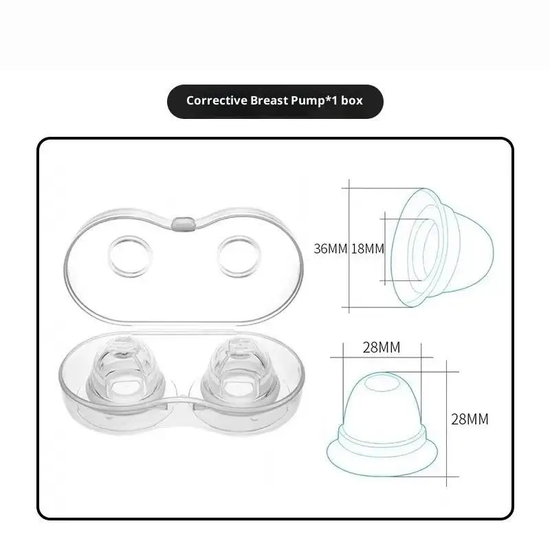 *Silicone Nipple Aspirator Puller Retraction Pump Sucker Teat Massager Inverted Nipple Corrector Portable Women Nipple Orthotics