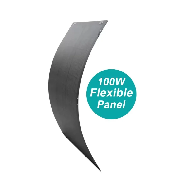 Portable 100W Ultra-Flexible Solar Panel Kit Easy Installation N-Type BipV Mono-Crystalline Cells For Balcony
