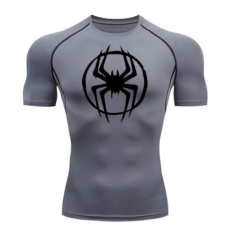 Rash guard Kompression shemd Boxen Laufen Trikots Yoga Fitness MMA Männer T-Shirts Bjj Strumpfhosen Muay Thai Gym Sport Marke Kleidung – Detail 36