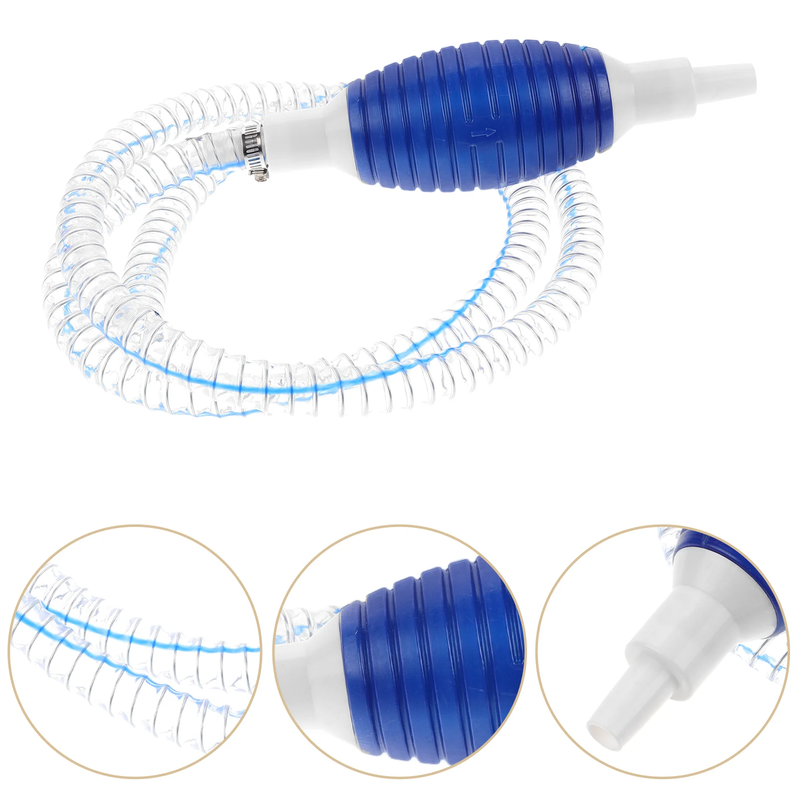 

Manual Oil Siphon Pump Water Transfer H Operated 55 Gallon Drum Siphon Hose Absorber Plastic Liquid Extractor