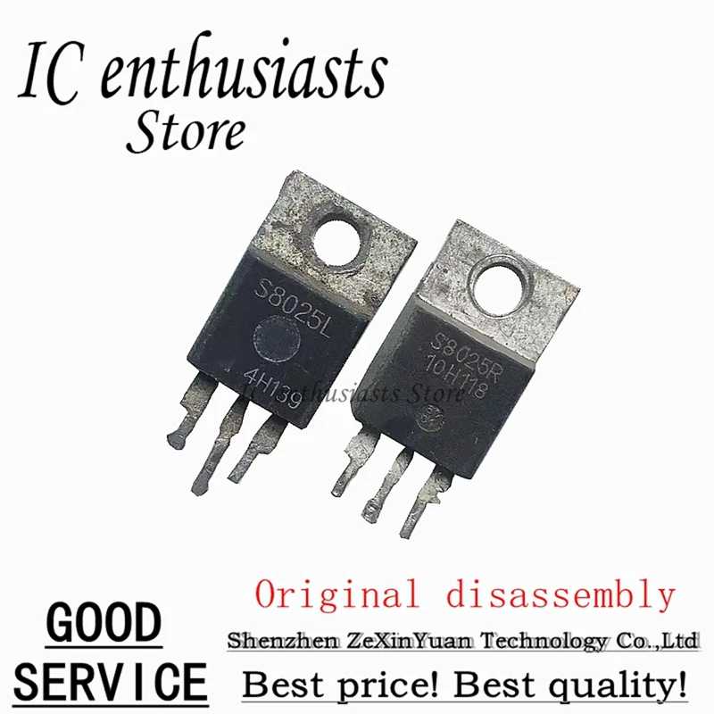 

10PCS S8025L S8025 25A 800V TO-220 Original disassembly