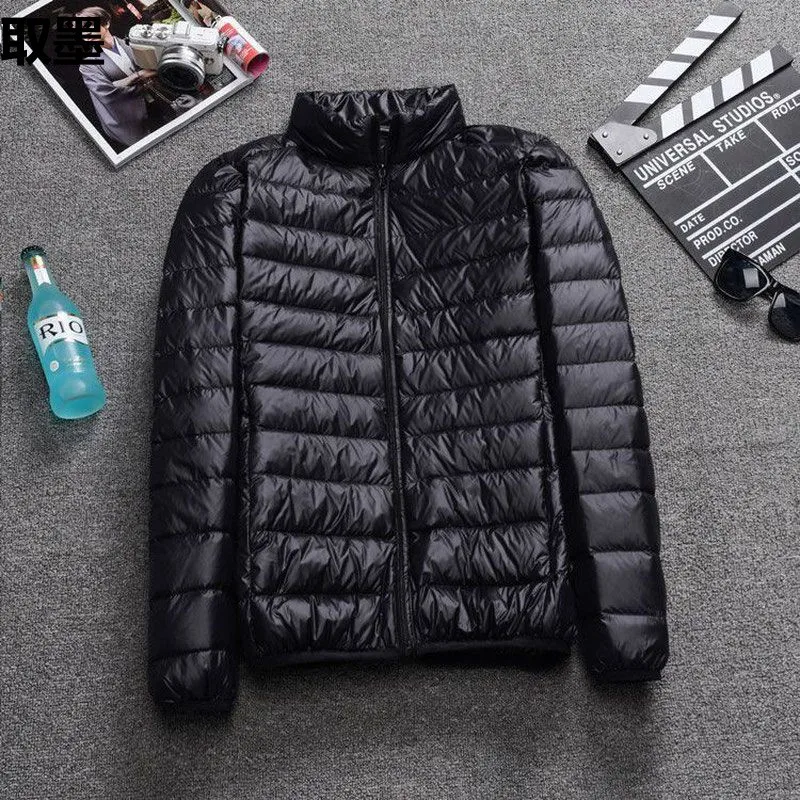 

Lightweight Fce Lined Cotton Jaet Men's ort Sle Faionable Autumn Winter Outerwear Busin Casual Slim Fit Polyest...