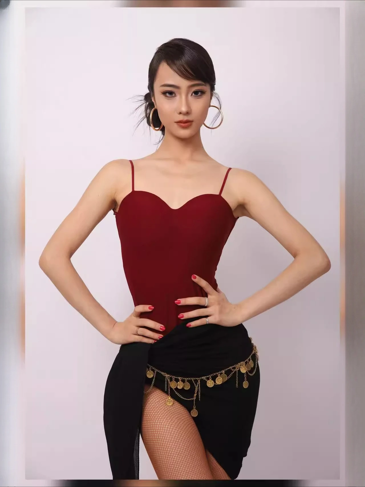 

UK Latin Dance Dress Women & Kids Two-Piece Training Set for Ballroom Competition & Performance Ballroom dance costumes