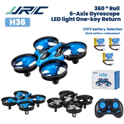 JJRC H36 Mini Drone 4ch 6-Axis Headless Mode Helicopter 360° Flip 1/2/3 Batteries Remote Control Quadcopter Toy RC Dron For Kids