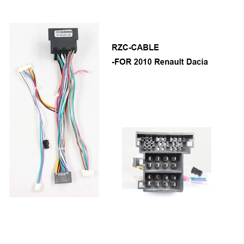 16 PIN Android Car Radio Canbus Box Decoder RP5-RN-101 For Renault Captur Clio Logan Sandero Duster Harness Wiring Power Cables
