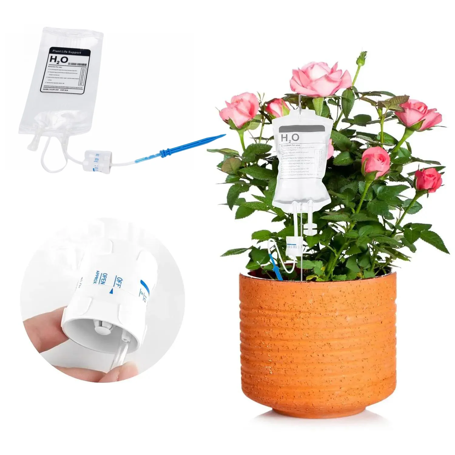 

Plant Water Bag Irrigation Drip Bag Self Watering Devices with Adjustable Water Outlet Speed Plant irrigation watering system