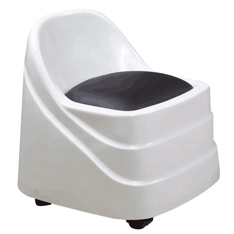 Hot Sale Luxury Technician Master Staff Comfortable Cheap Stool with Wheels for Pedicure Spa Chair Manicure Nail Table Use