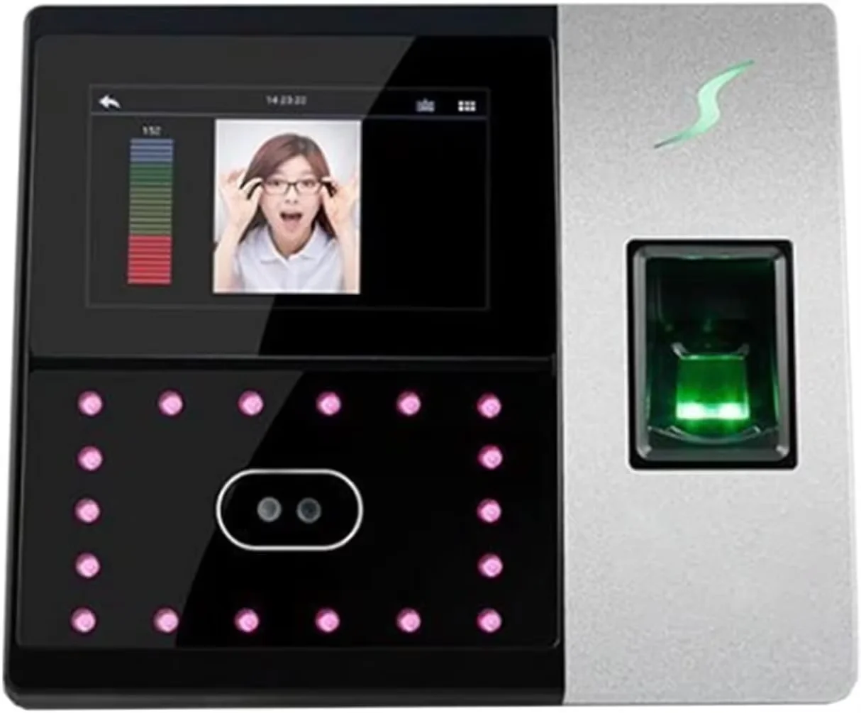 Iface 702 Time Attendance Software TCP/IP Biometric Fingerprint Facial Recognition Attendance Machine 4.3inch HD Records