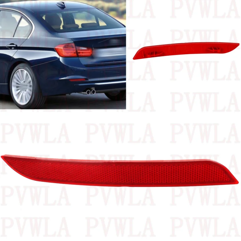 

Left Side Rear Bumper Reflector 63147301187 For BMW 3 Series Sedan F30 F33 F35 2012 2013 2014