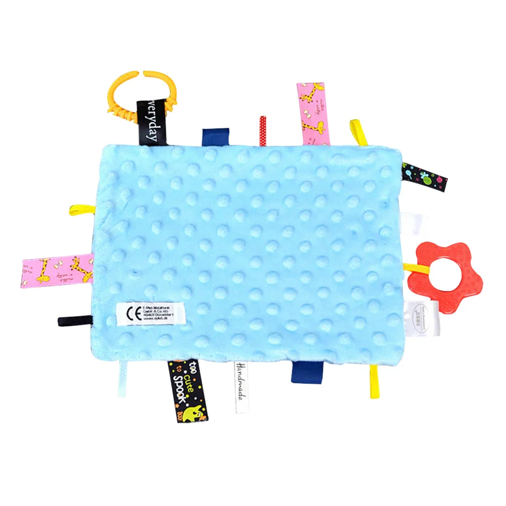 

Baby Sleeping Appease Towel Blue Newborn Soft Comfortable Feeding Accessory Easy Wash Promote Baby Bibs