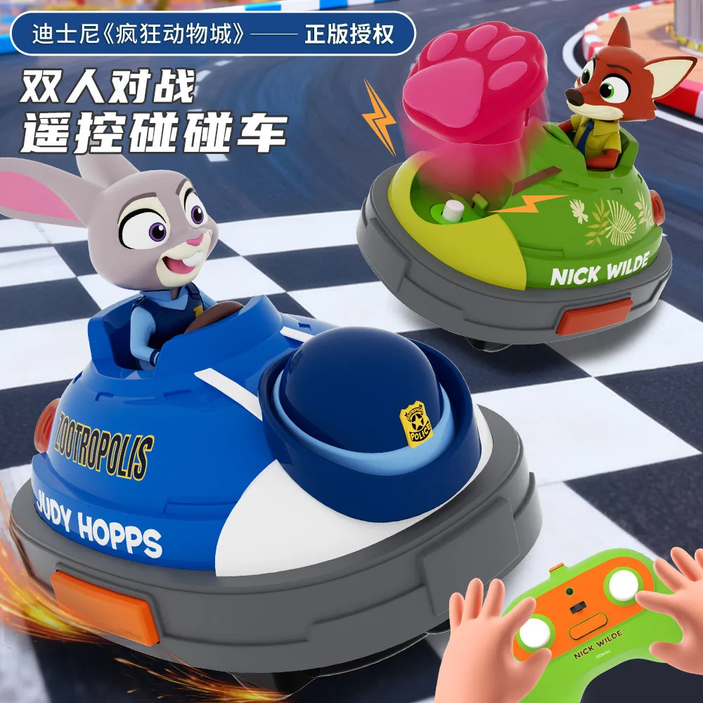 

Disney Zootopia Nick Judy Toy Competitive Combat Catapult Bumper Car Dynamic Lighting And Music Car Children'S Birthday Gift