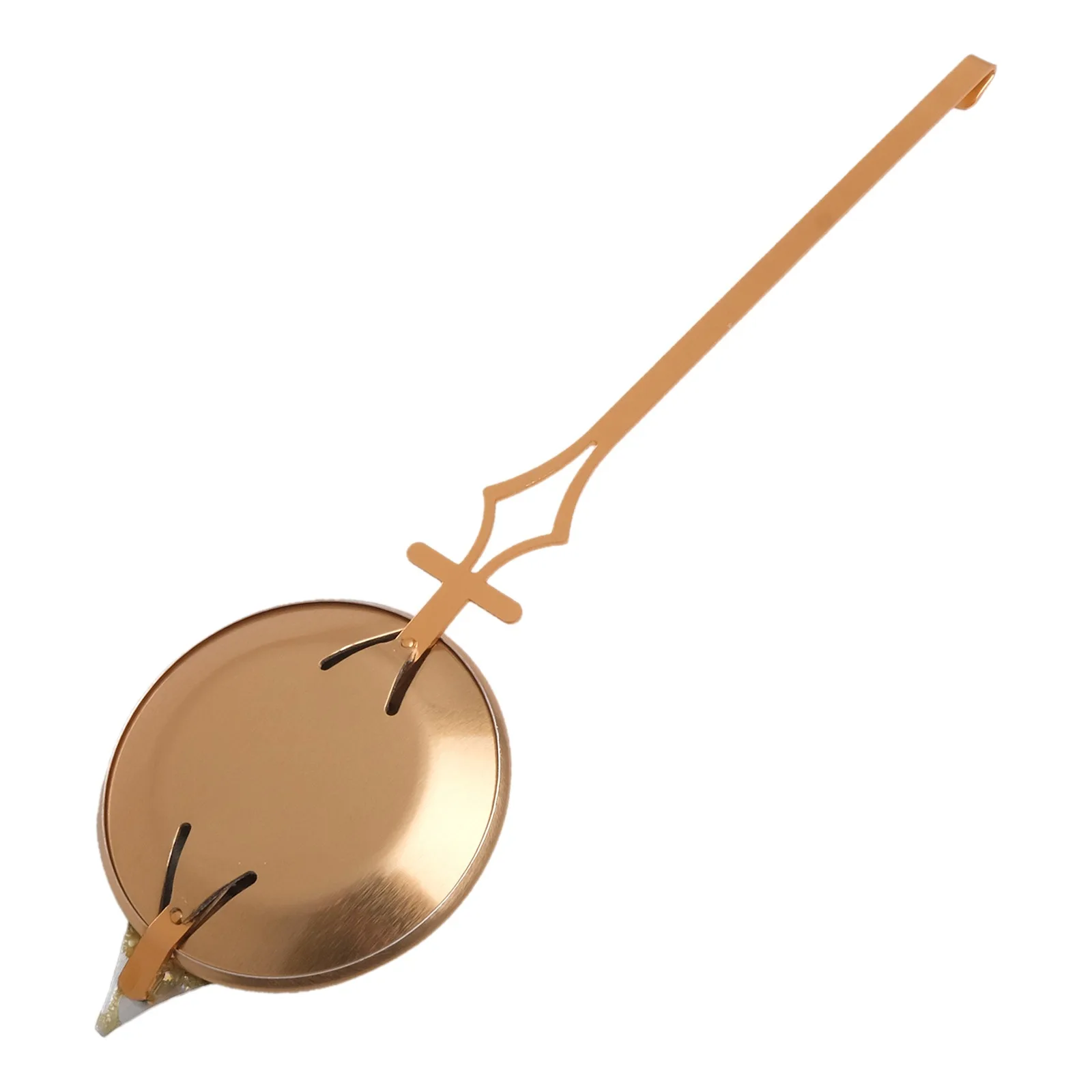 Replacement Pendulum Component for Wall Clocks with Metal Construction Designed for DIY Enthusiasts and Repair Needs