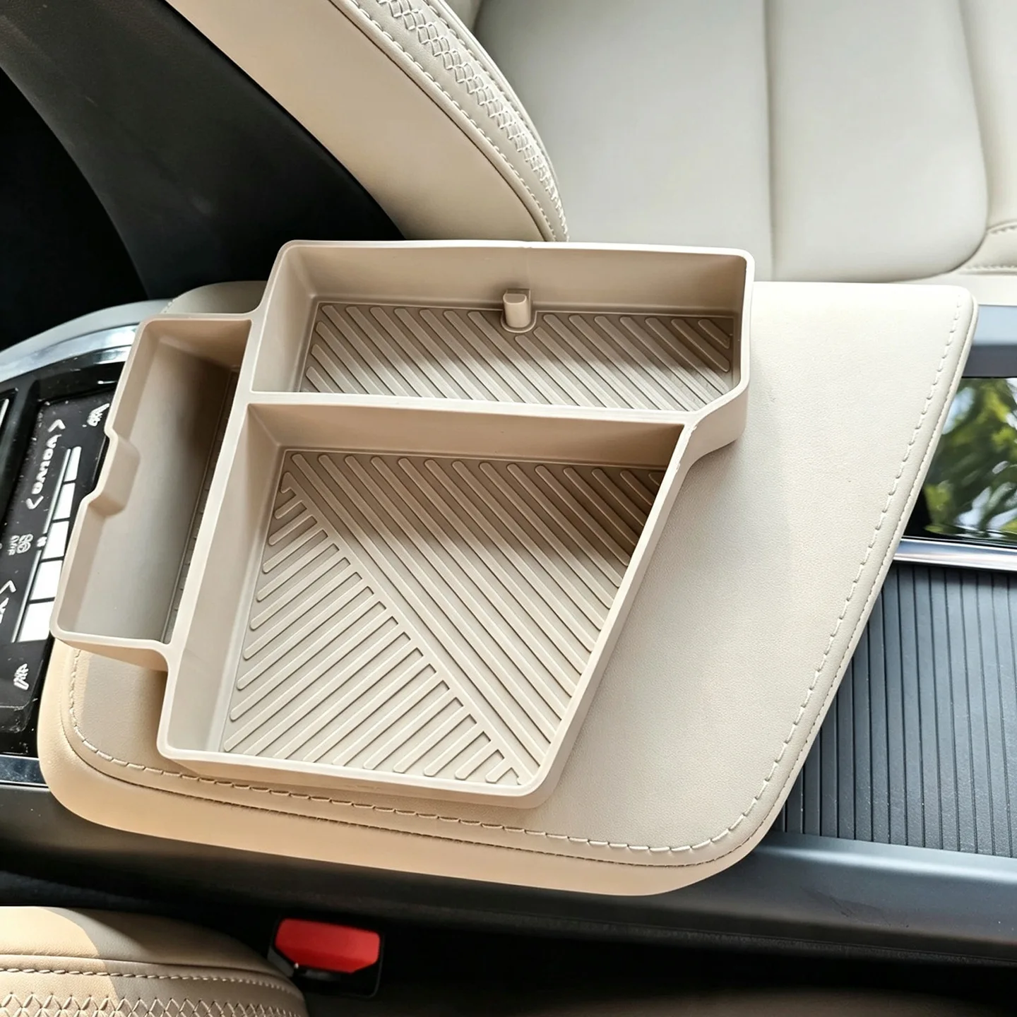 Car Interior Organizer Silicone Car Organizer Sleek Modern Style Clutter Reduction Solution Wear And Tear Resistant