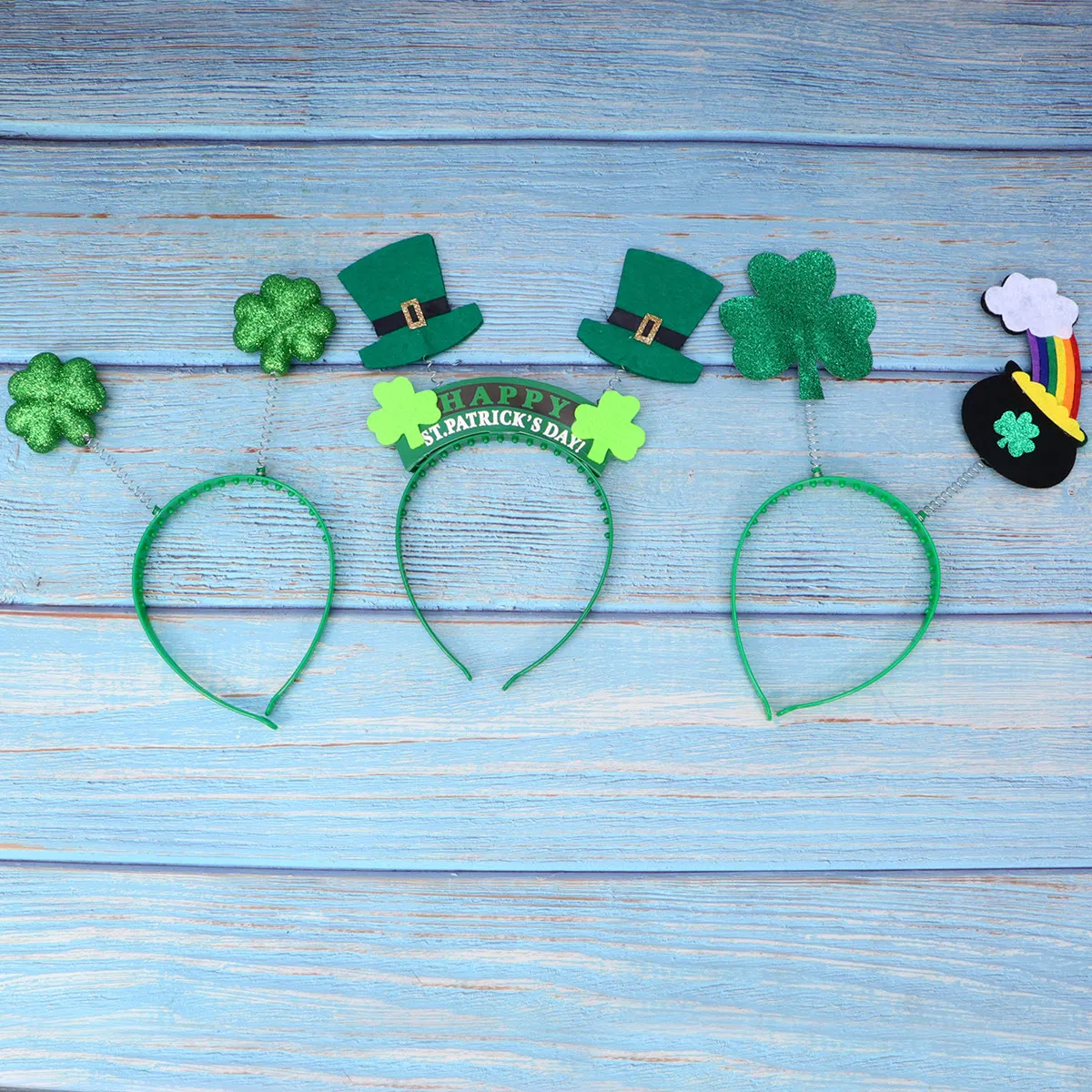 

Набор из 6 ободков для волос на День Святого Патрика: Декоративные головные уборы для вечеринок, забавные праздничные аксессуары, привлекательный дизайн, идея для подарка