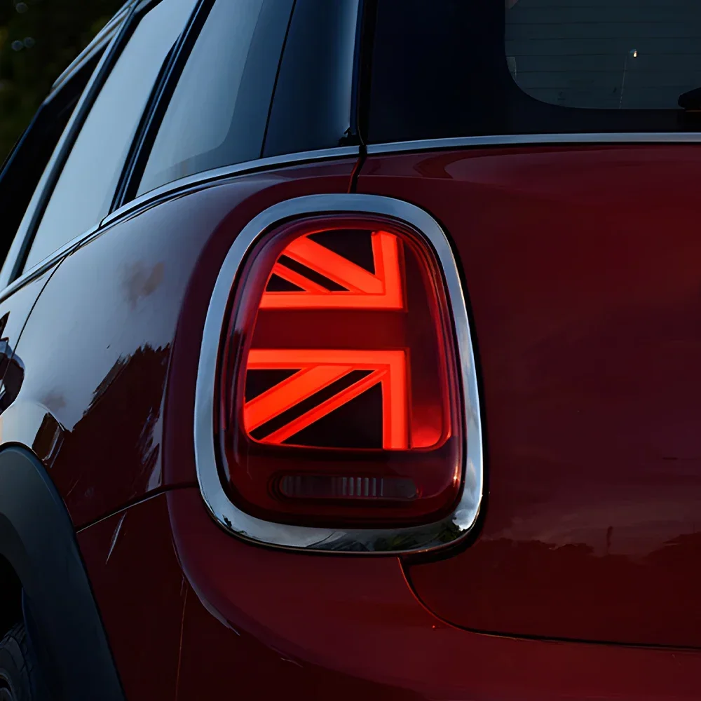 Car Taillight Assembly For 2014-2020 Mini Cooper F55 F56 F57 Upgrade National Flag Style LED Dynamic Auto Tail Lamps Accessories