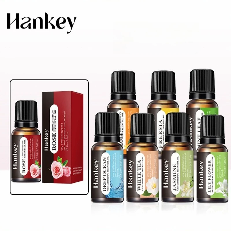 10 مللي زيت طبيعي زنبق شاي أبيض زهرة الورد فريزيا الياسمين الخزامى زهر الكرز الفانيليا أوسمانثوس زيت عطري الليمون