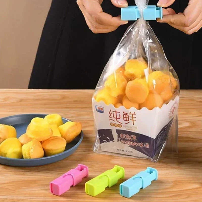 

New Food Seal Bag Clip Reusable Fresh Food Tool Snack Bread Seal Bag Kitchen Clip Plastic Seal Clip Sealing machine Snack bag