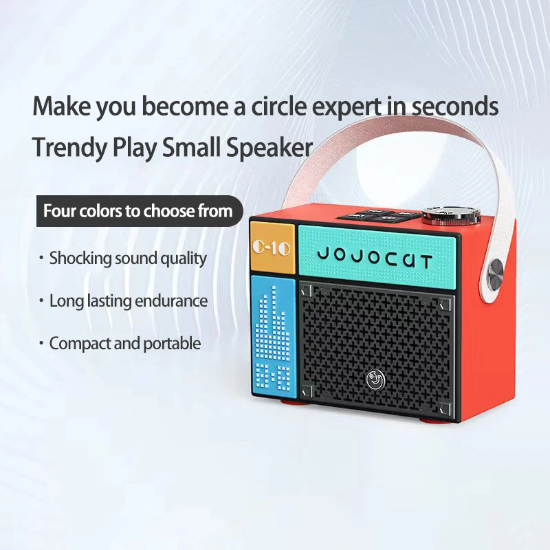 

Wireless Pluggable Bluetooth Speaker Large Volume Subwoofer Portable Sports Fitness Portable Rubik's Cube Retro Small Speaker