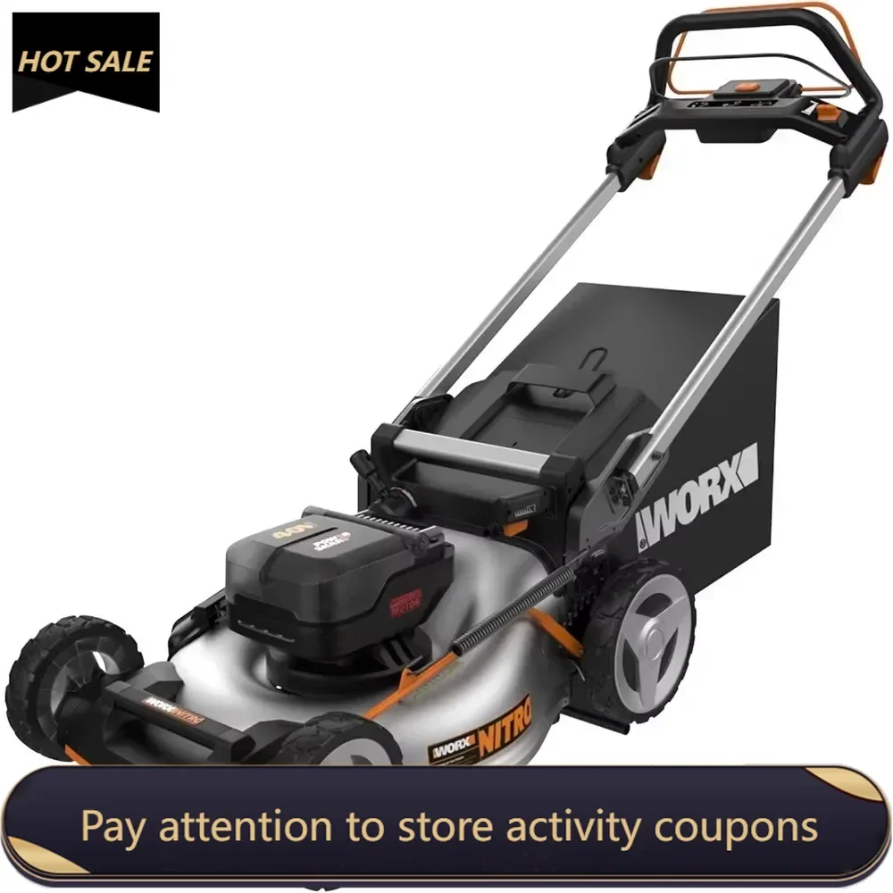 

40V Cordless Self-Propelled Lawn Mower Lawnmower Powerful Battery Lawn Mower With Brushless Motor Professional Tools Brushcutter