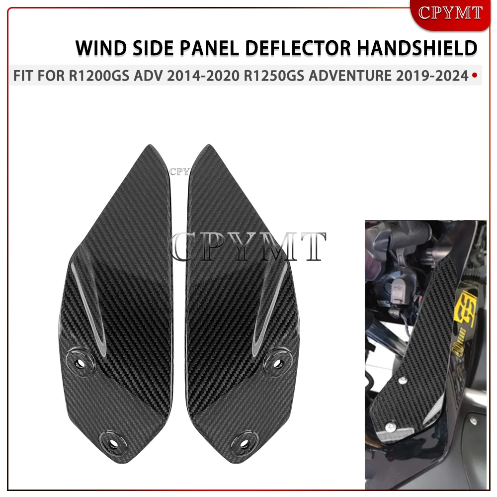 

Wind Side Panel Deflector HandShield Motorcycle Windshield Windscreen HandGuard fit For R1200GS ADV 14-20 R1250GS Adv 2019-2024