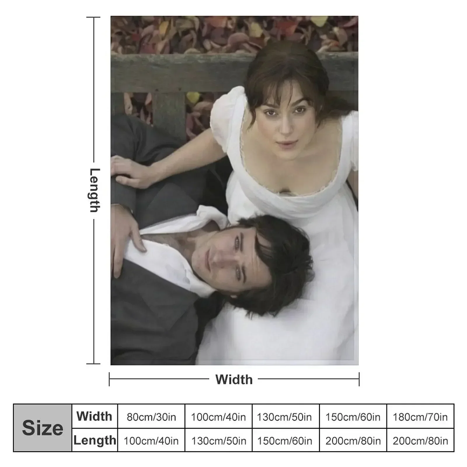 Pride and Prejudice (2005) Throw Blanket Hairys Soft Big funny gift Plaid Blankets