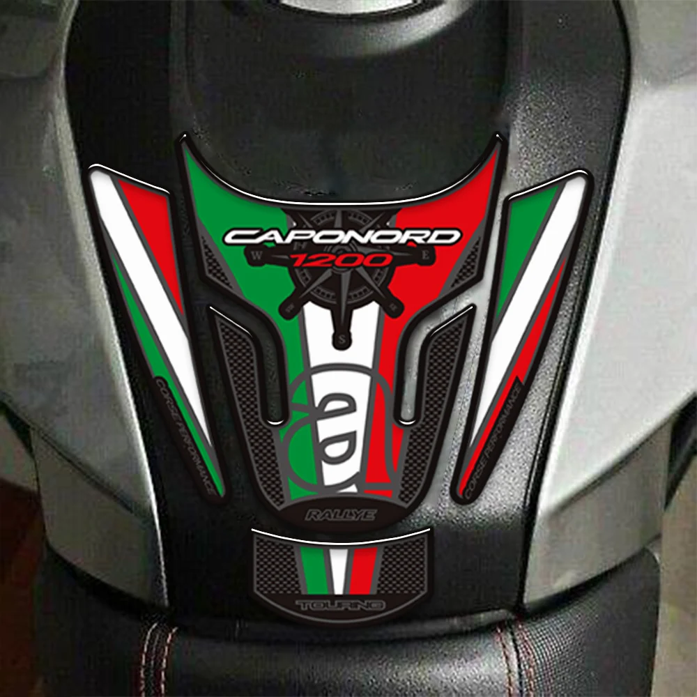 Per Aprilia Caponord 1200 Rally moto lato olio combustibile serbatoio Pad TankPad Kit adesivi ginocchio decalcomanie Protector 2013 - 2022