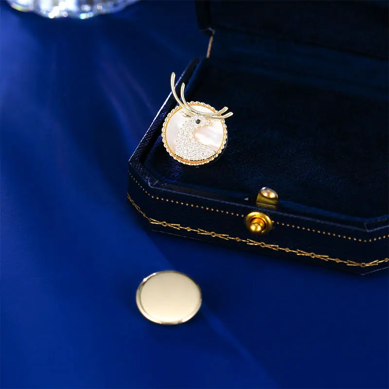 Высококачественные корсажи в нише и ретро-дизайне, элегантный олень, универсальные броши и аксессуары для пиджаков.