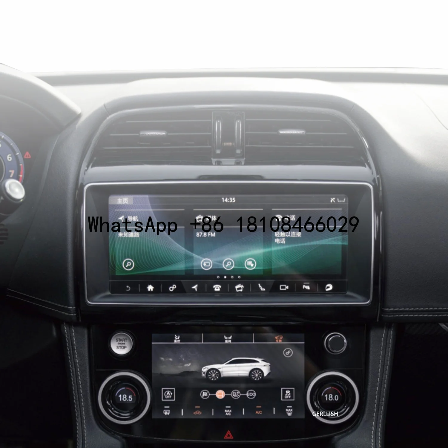 

Cleverscreen Air Conditioner Auto Temperature Control AC Climate Screen for Jaguar 2015-2019 XE 2018-2019 XEL Hot Sale Products