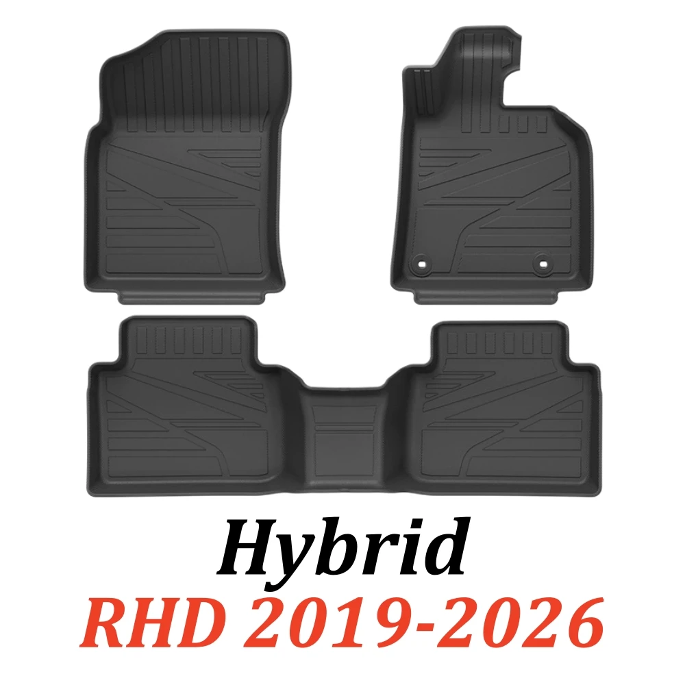 Für Toyota Camry XV70/XV80 2019-2026 Hybrid Linkslenker Rechtslenker TPE-Fußmatten Kofferraummatte Hybrid-Zubehör – Detail 9