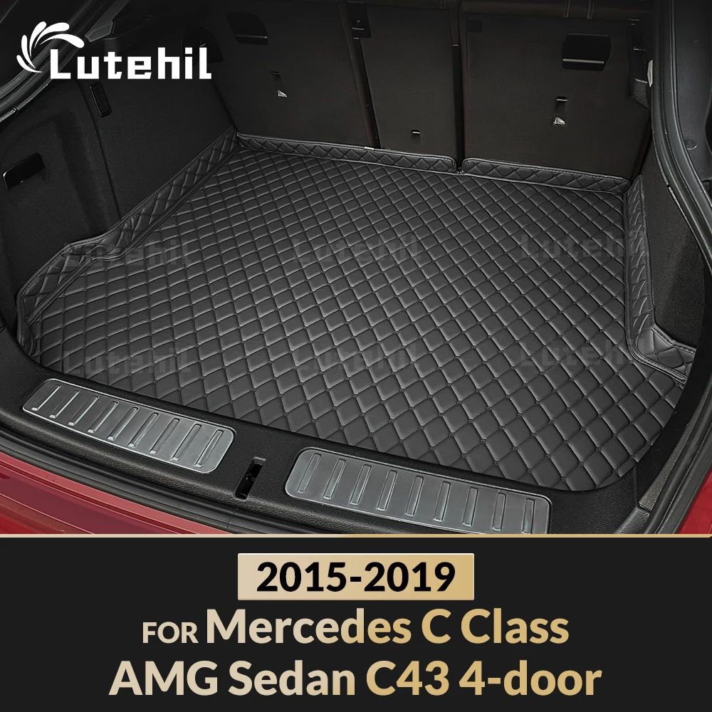 

Car Trunk Mat For Mercedes Benz C Class AMG Sedan C43 4-door 2015 2016 2017 2018 2019 Cargo Liner Carpet