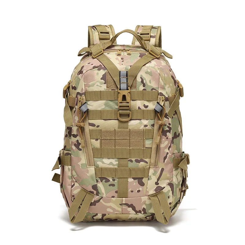 NONE Taktischer reflektierender Rucksack Outdoor Molle Camouflage Rucksack Angriffstasche Wandern Camping Jagd Reisen Reiten Rucksack 4