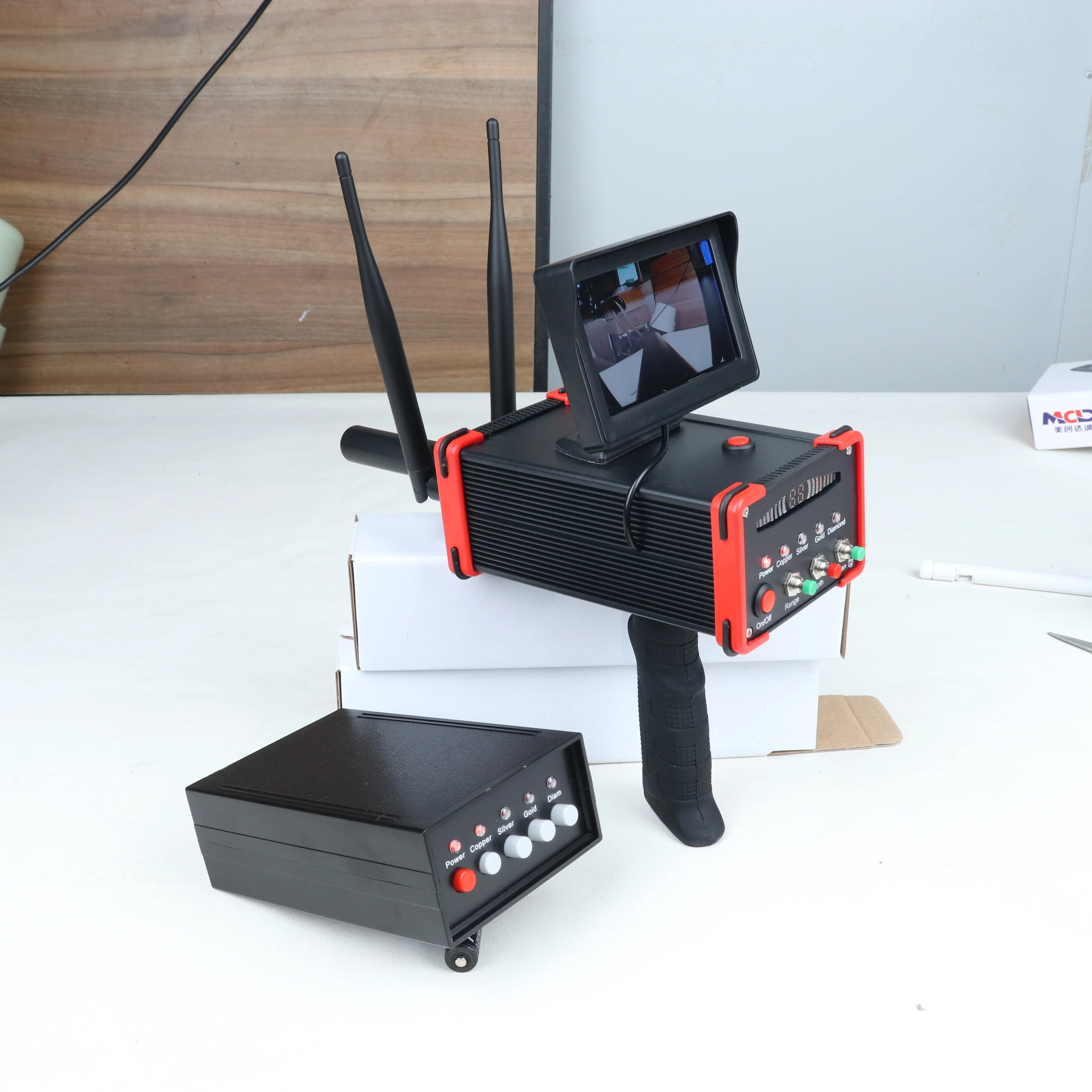 New Version 3D GR LCD Long Range Gold Silver Gemstone Diamond Detector With Large Screen and 20m in Depth