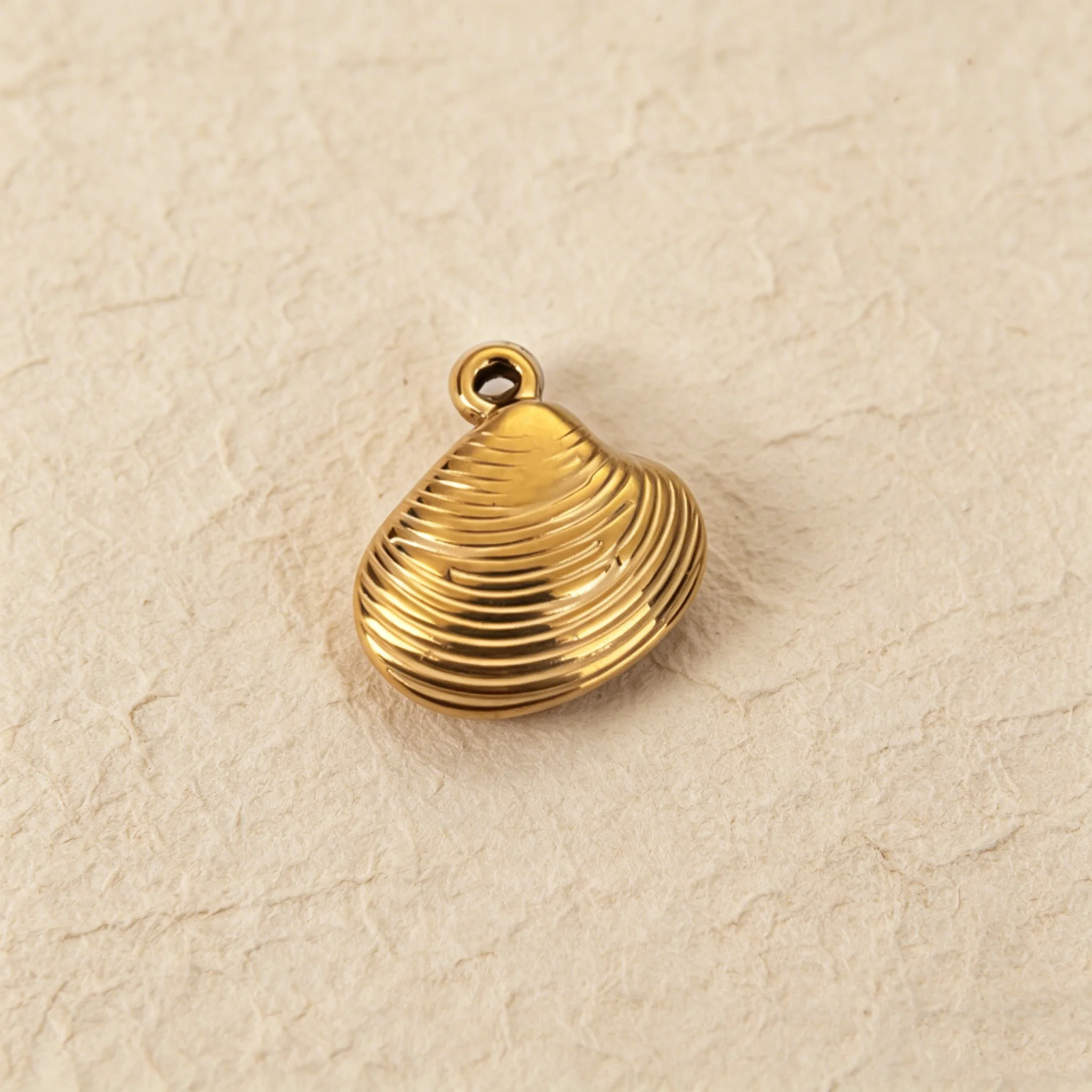 12pcs Summer Beach Charm Coral Shell/Turtle/Crab Stainless Steel Golden Sea Animal Vortex Conch Fish Pendants DIY Jewelry Making